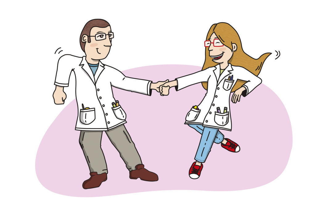 Ilustración para tarjeta de boda