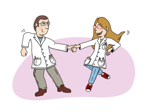 Ilustración para tarjeta de boda